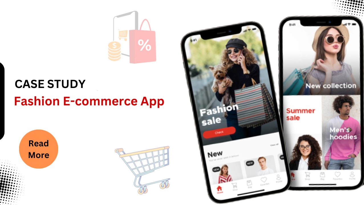 Fashion app case study banner