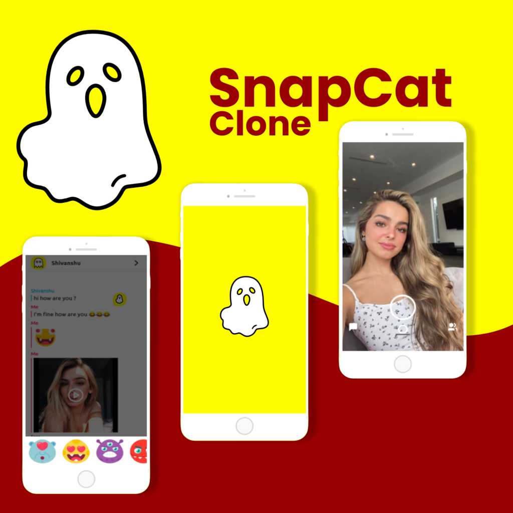 snapchat app clone from websenor