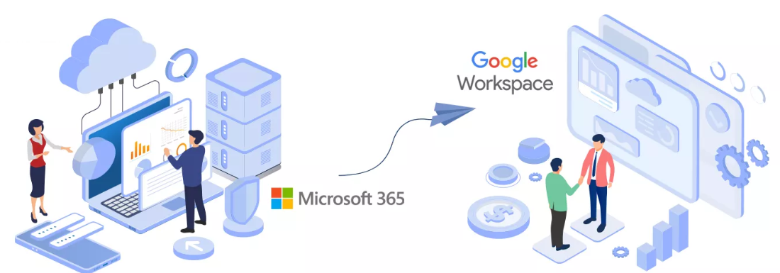 MIgrate microsoft 365 to Google Workspace