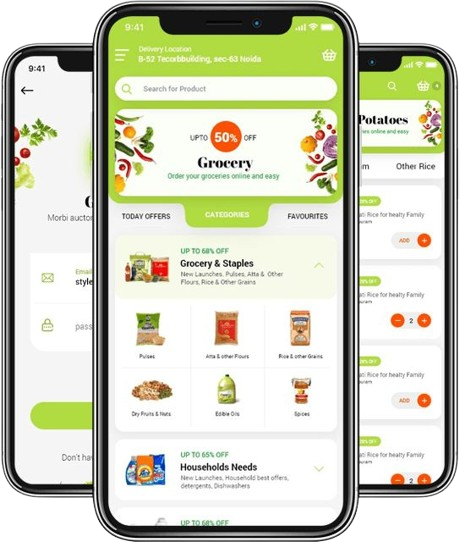 Bigbasket clone app, best grocery delivery plartform