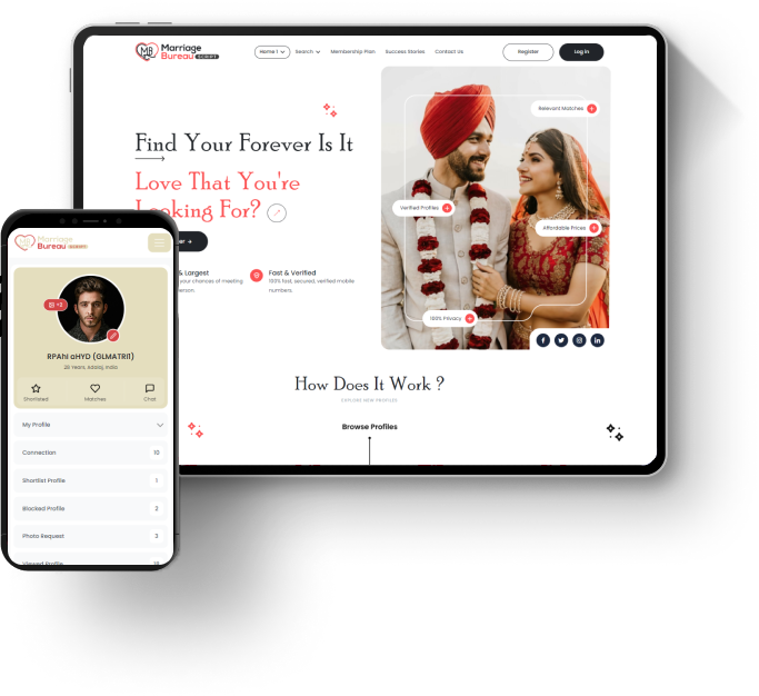 jeevansathi clone app by WebSenor , best matrimonial app