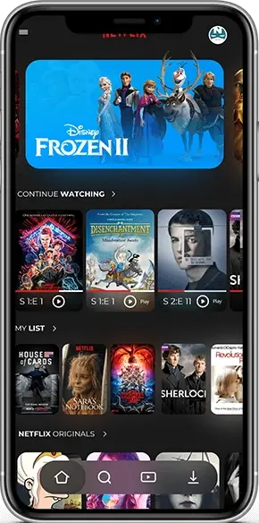 Netflix clone app by WebSenor- build your own video streaming platform