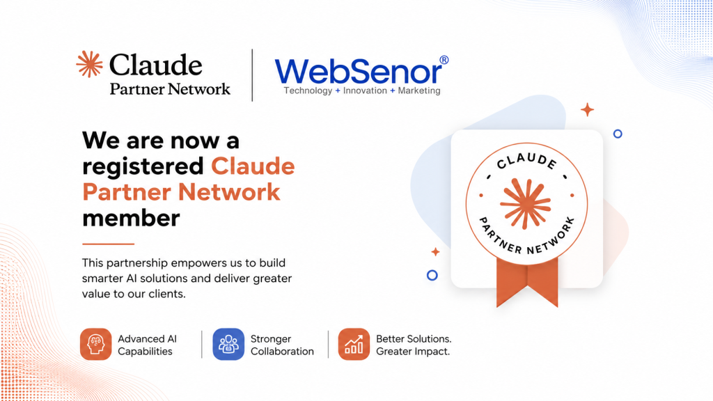 WebSenor joins claude AI partner network